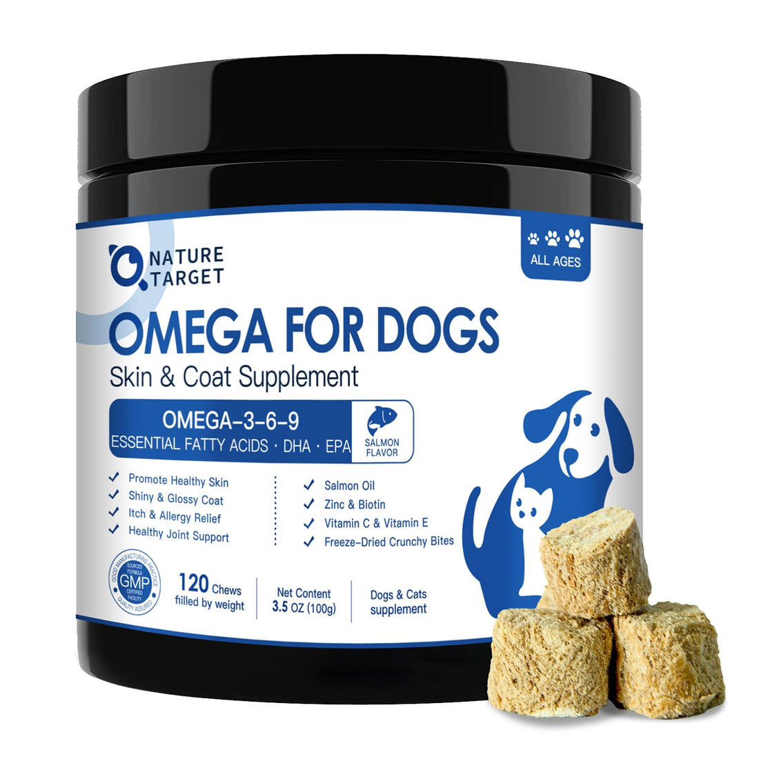 NATURE TARGET Omega 3 Fish Oil for Dogs