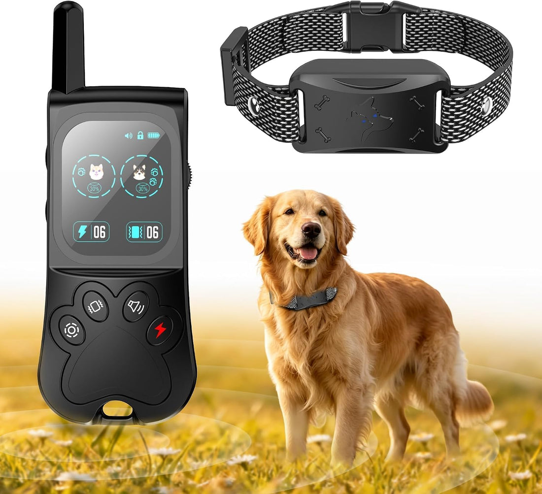 2In1 Wireless Dog Collar Fence System & Training Collar 2Pack