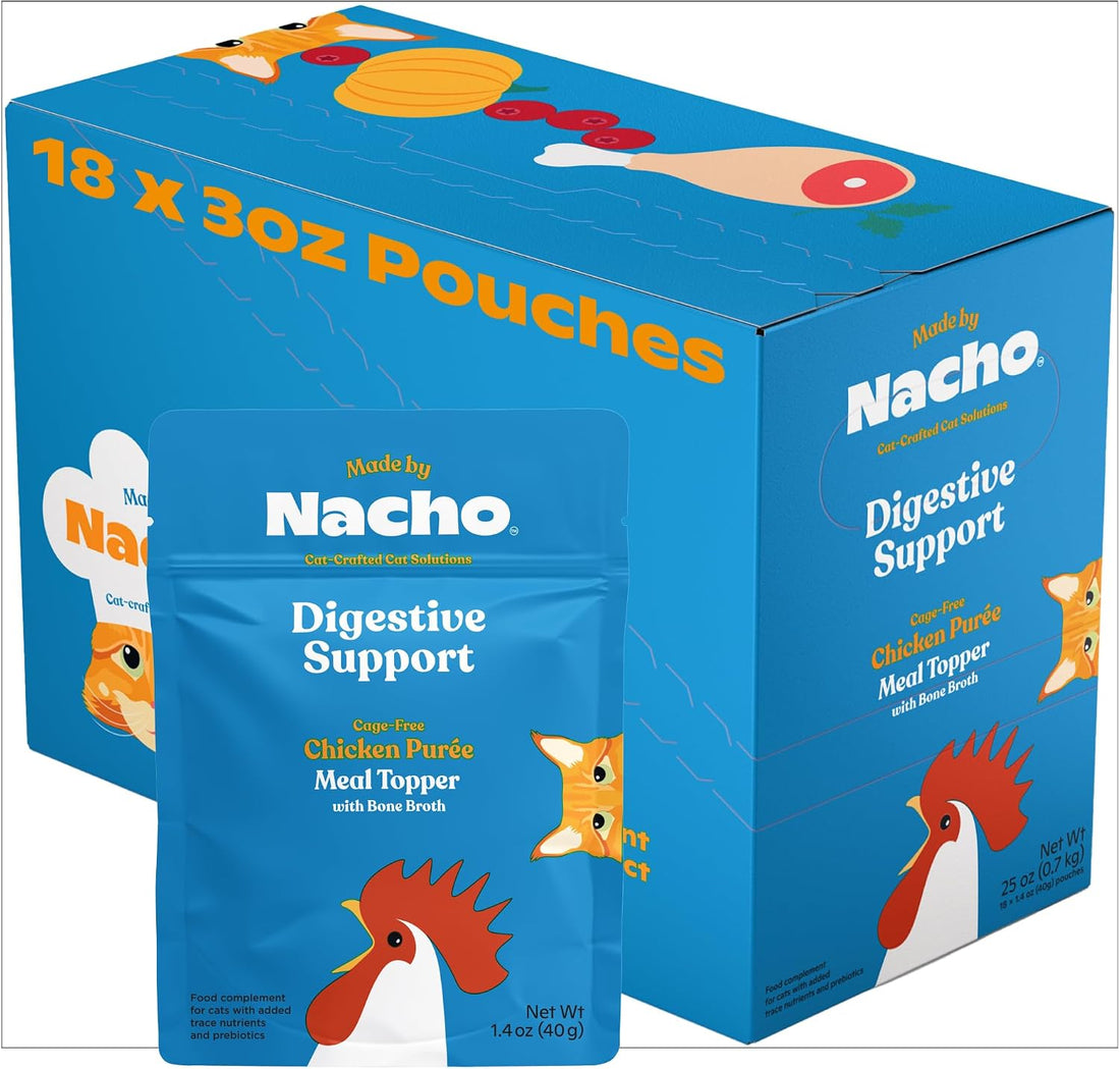 Made by Nacho Digestive Support Cage-Free Chicken Puree Meal Topper