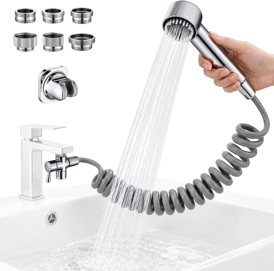 3-Mode Sink Faucet Sprayer Attachment with ON/OFF Switch