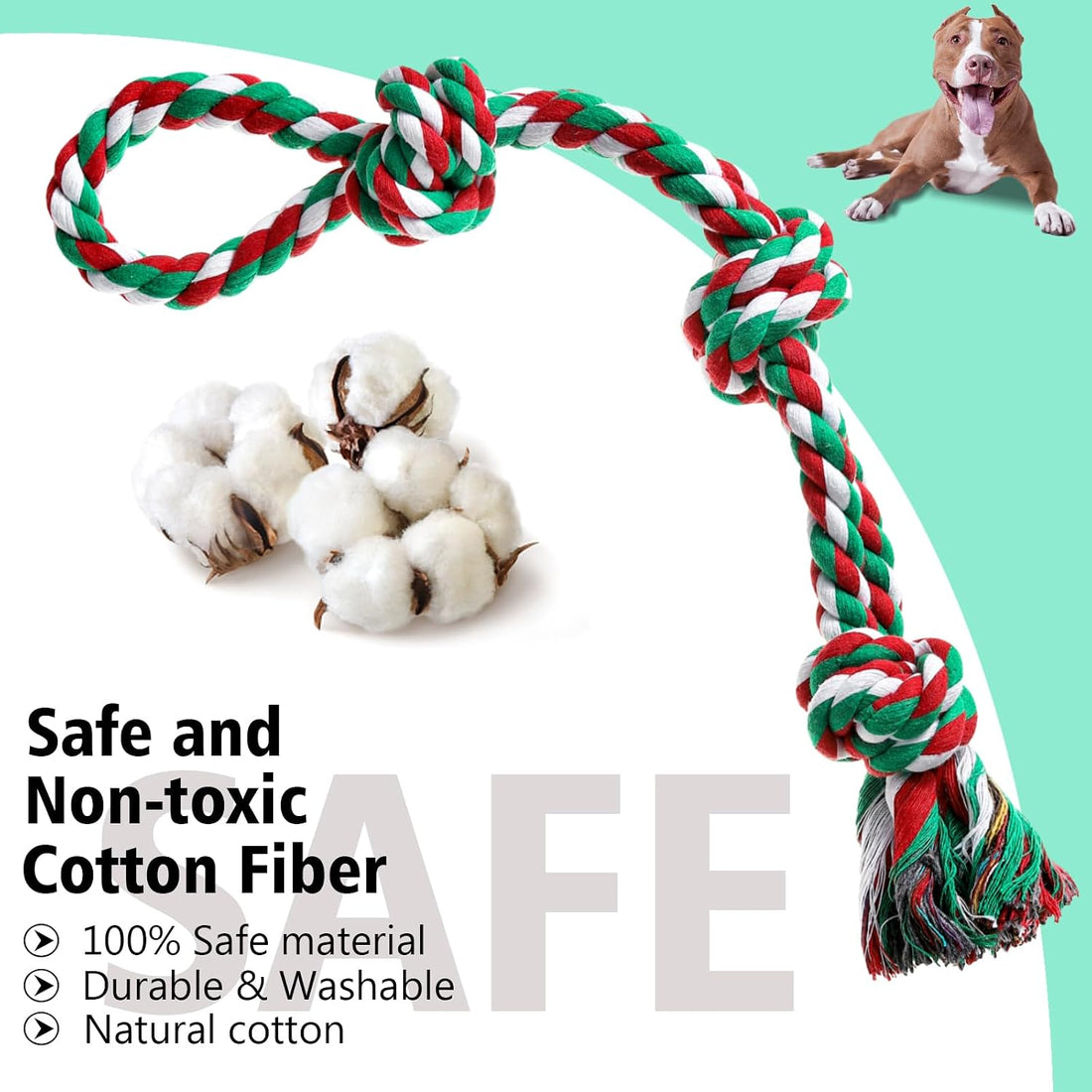 XIGOU Indestructible Dog Toys