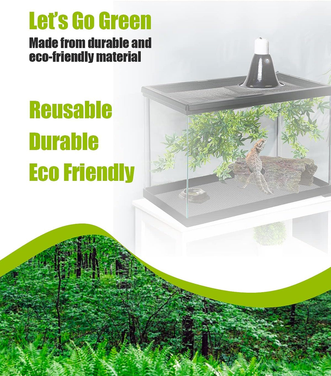 Bearded Dragon Tank Accessories, Reptile Substrate Floor