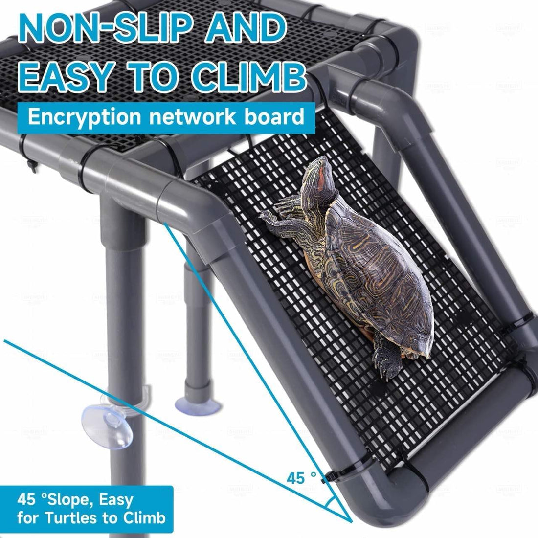 SKARUS Standing Turtle Basking Platform Ramp for 15-75 Gallon