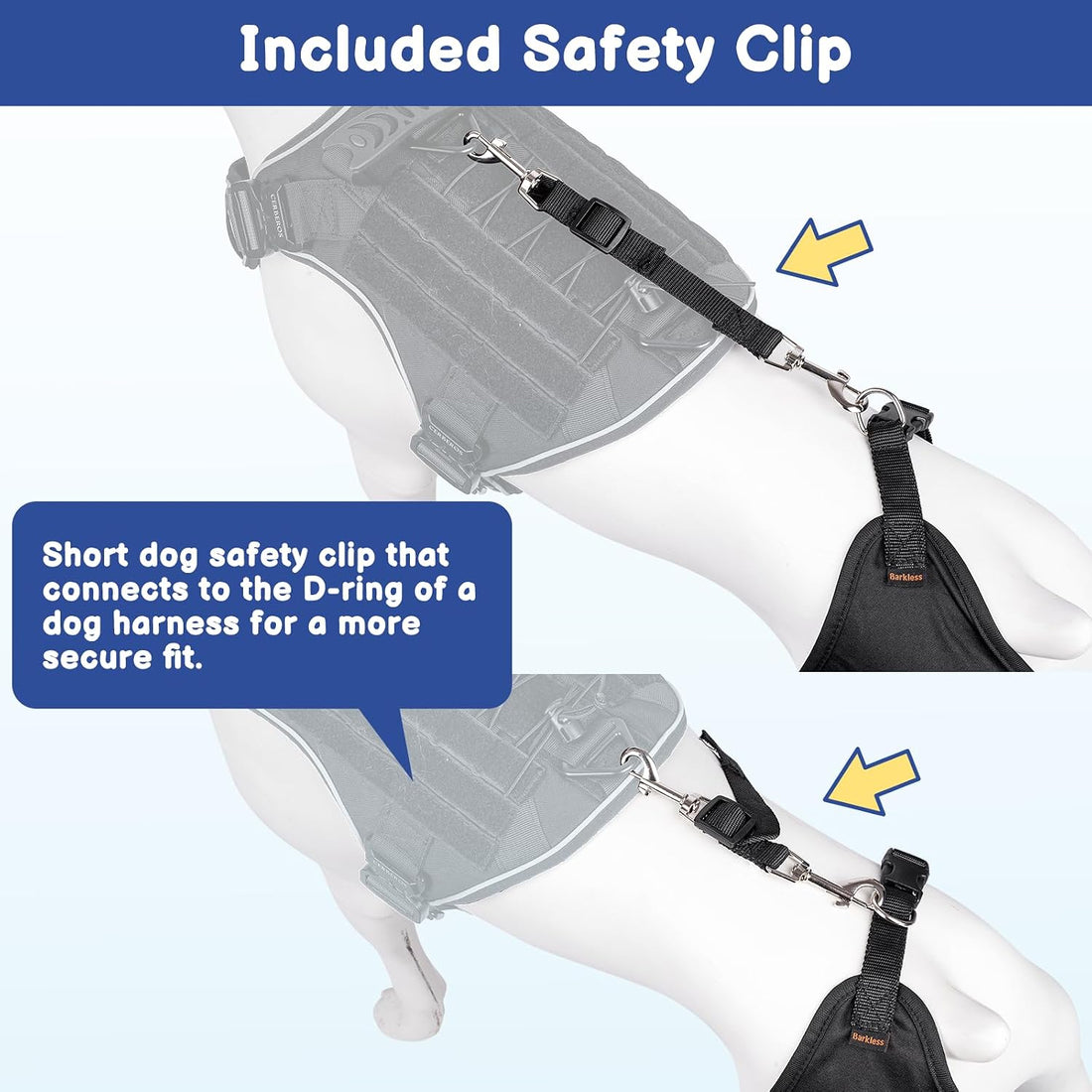 BARKLESS Single Dog Rear Leg Sleeve to Stop Licking