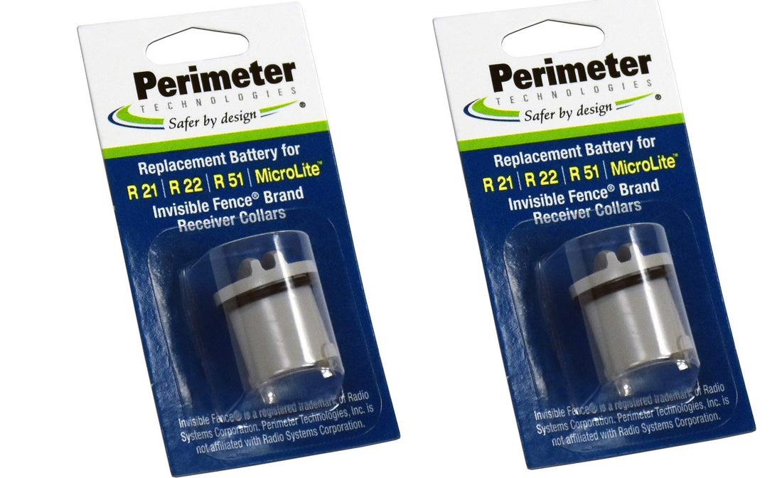 Perimeter Technologies Two-Pack Dog Fence Batteries Compatible