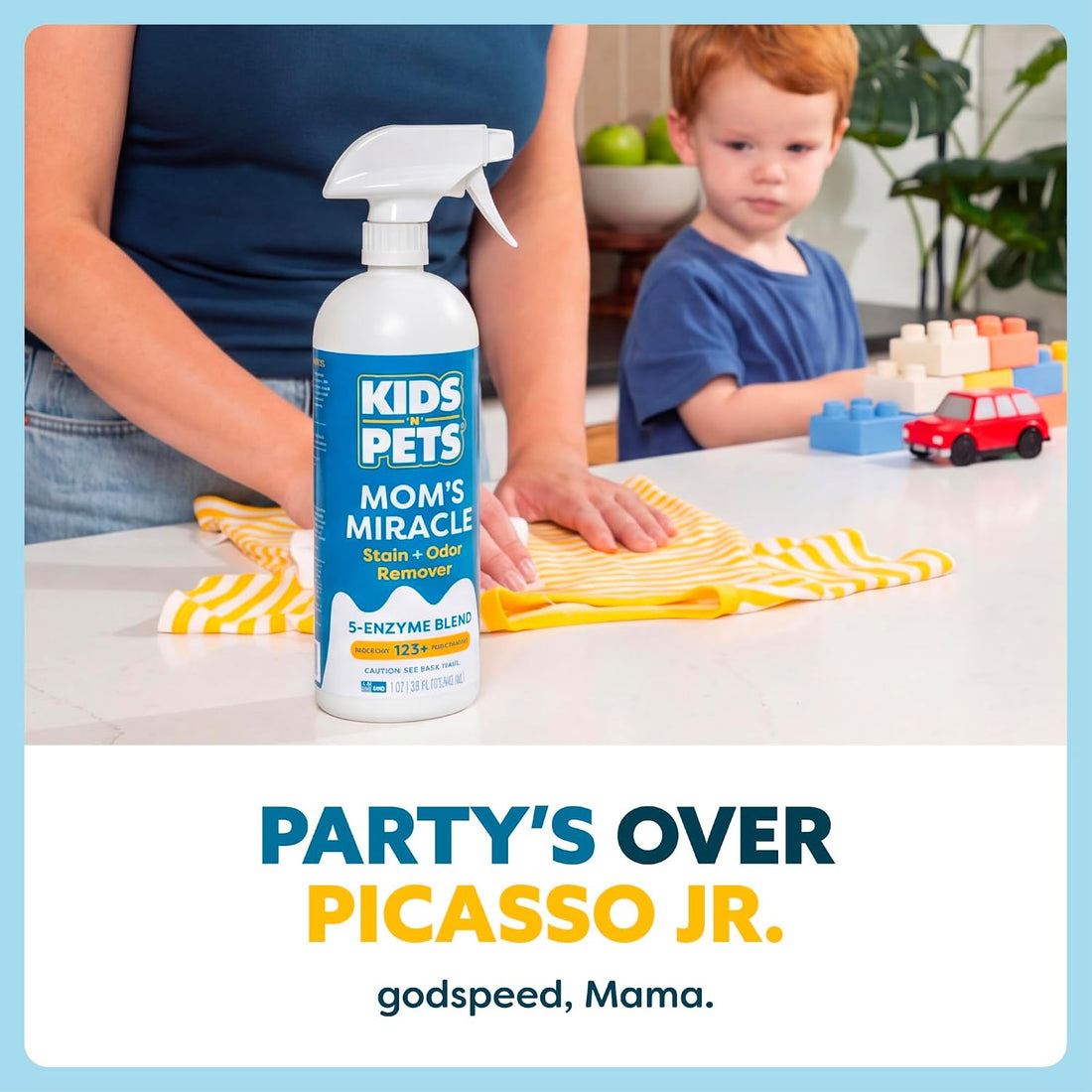 KIDS 'N' PETS Mom's Miracle Stain and Odor Remover, 32oz