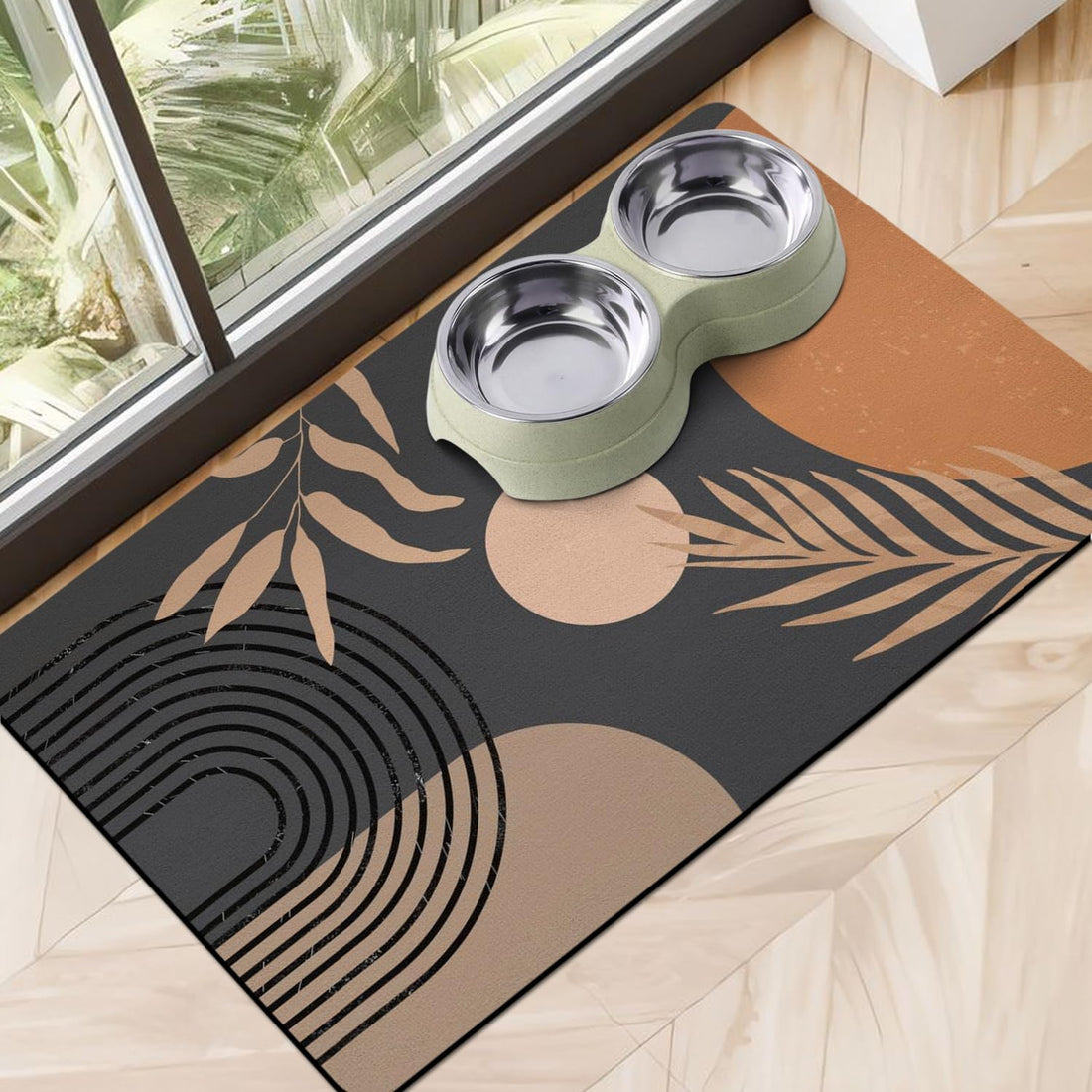 Dog Food Mats for Floors Absorbent, Pet Cat Food Mat