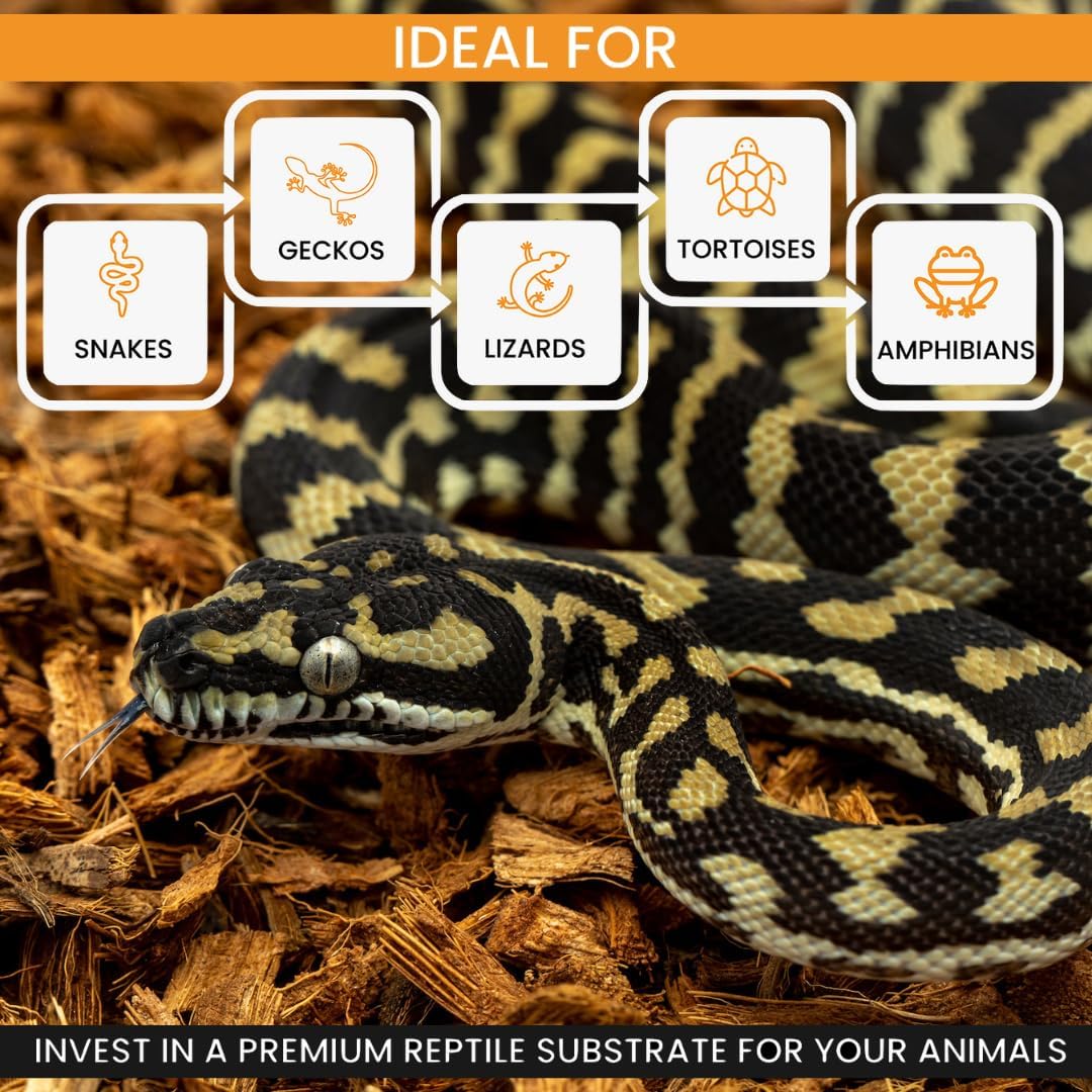 BabiChip Coconut Chip Substrate for Reptiles 12 Quart Loose Small
