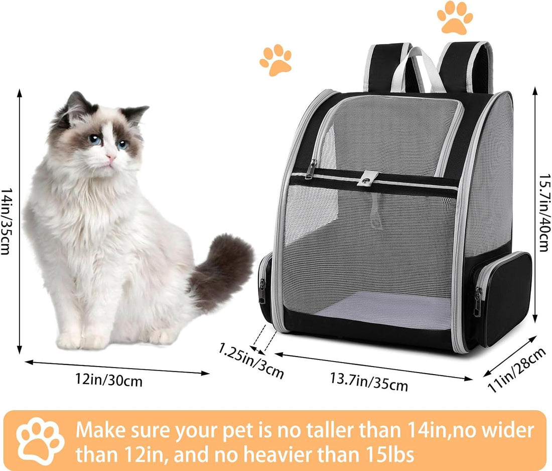 Cat Backpack Dog Backpack Carrier for Small Dogs and Medium Cat up