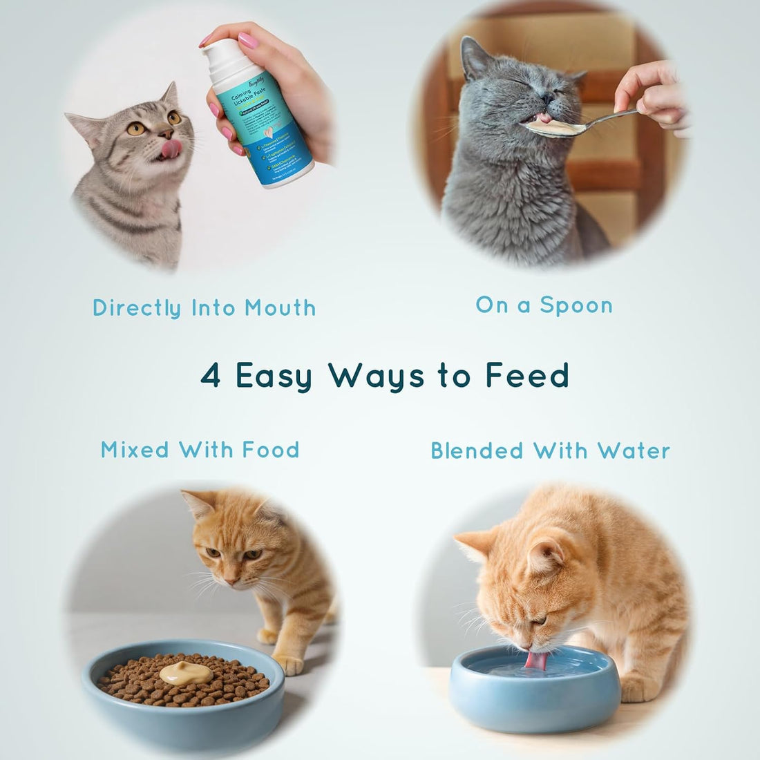Lickable Calming Treats for Cats Dogs