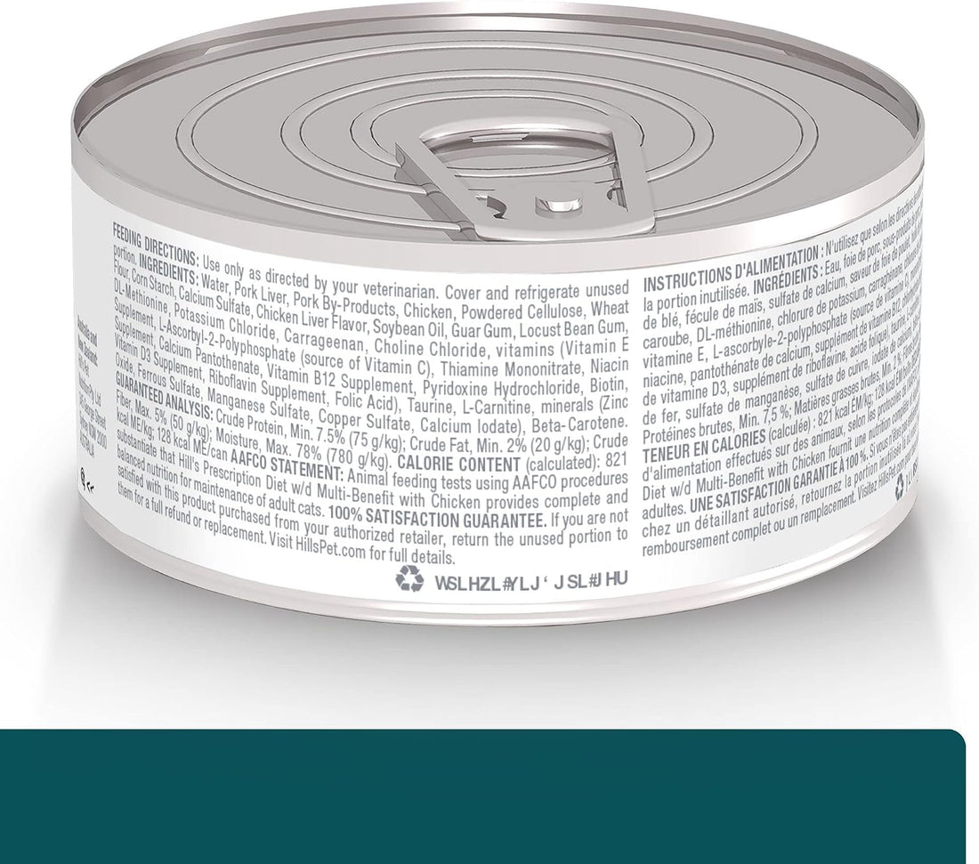 Hill's Prescription Diet w/d Multi-Benefit Wet Cat Food