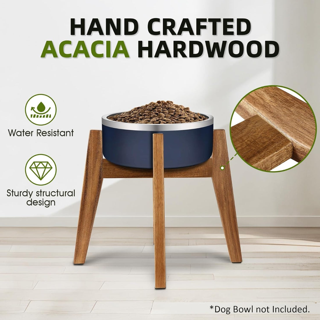 Elevated Dog Bowl Stand for Medium & Large Dogs