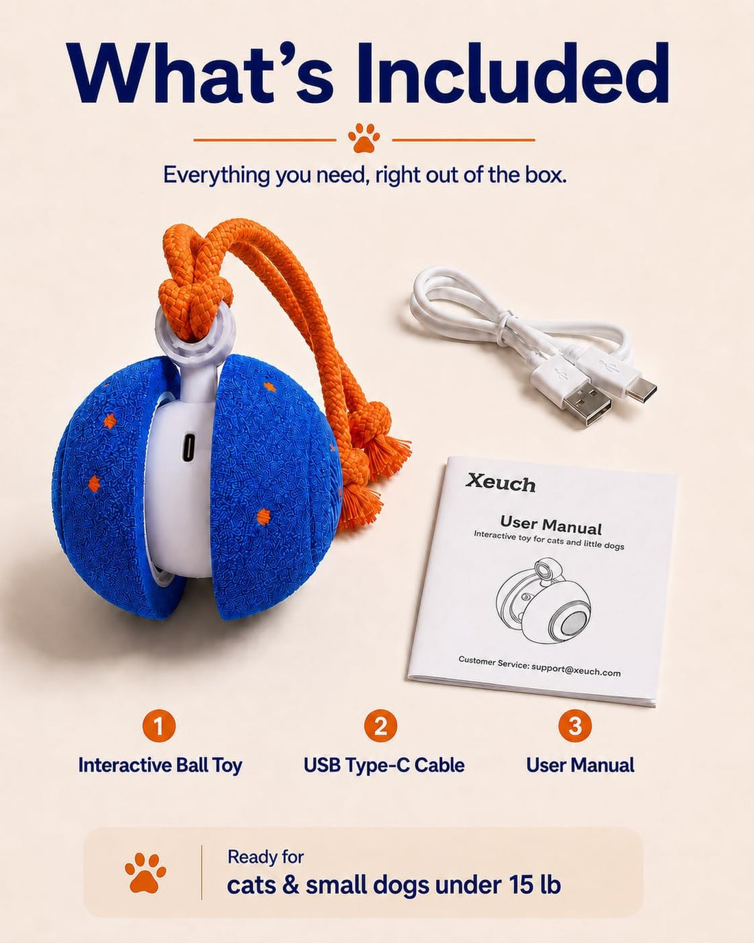 Xeuch Interactive Rolling Dog Balls, Irregular Moving Toys