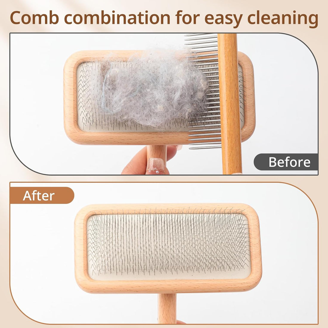 Haetyieh Sheepskin Wool Brush