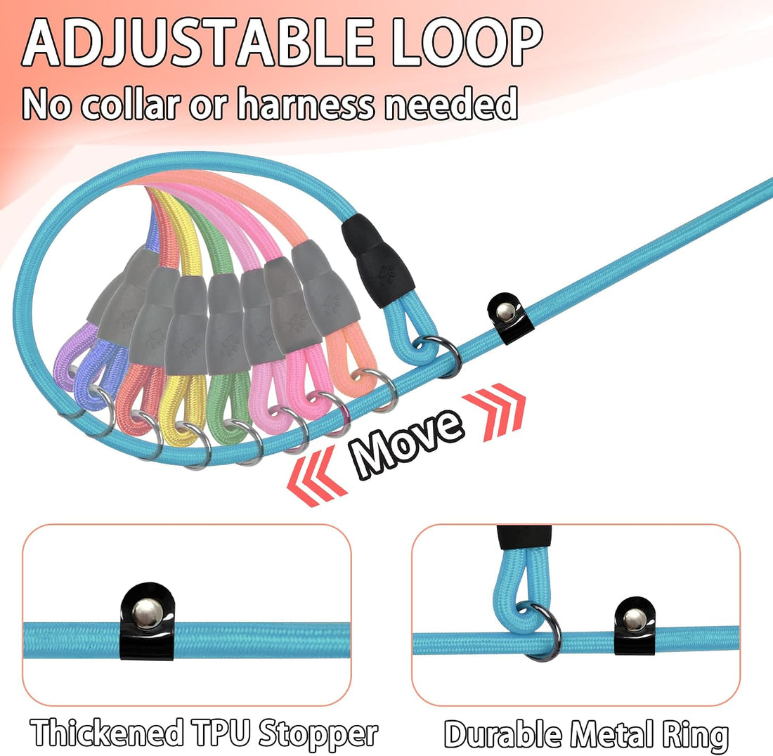 FOVRLZSE 11-Pack Dog Leashes, 4.6FT, 10mm Braided Nylon