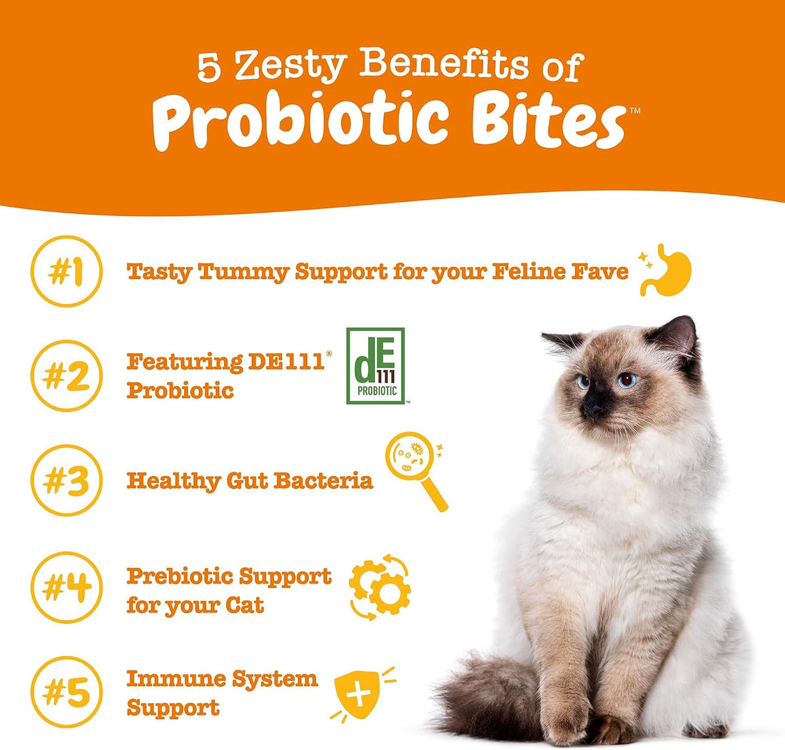 Zesty Paws Probiotic Bites for Cats