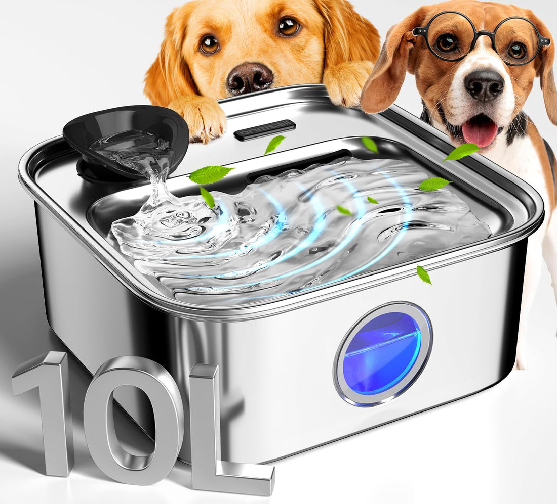 oneisall Dog Water Fountain for Large Dogs