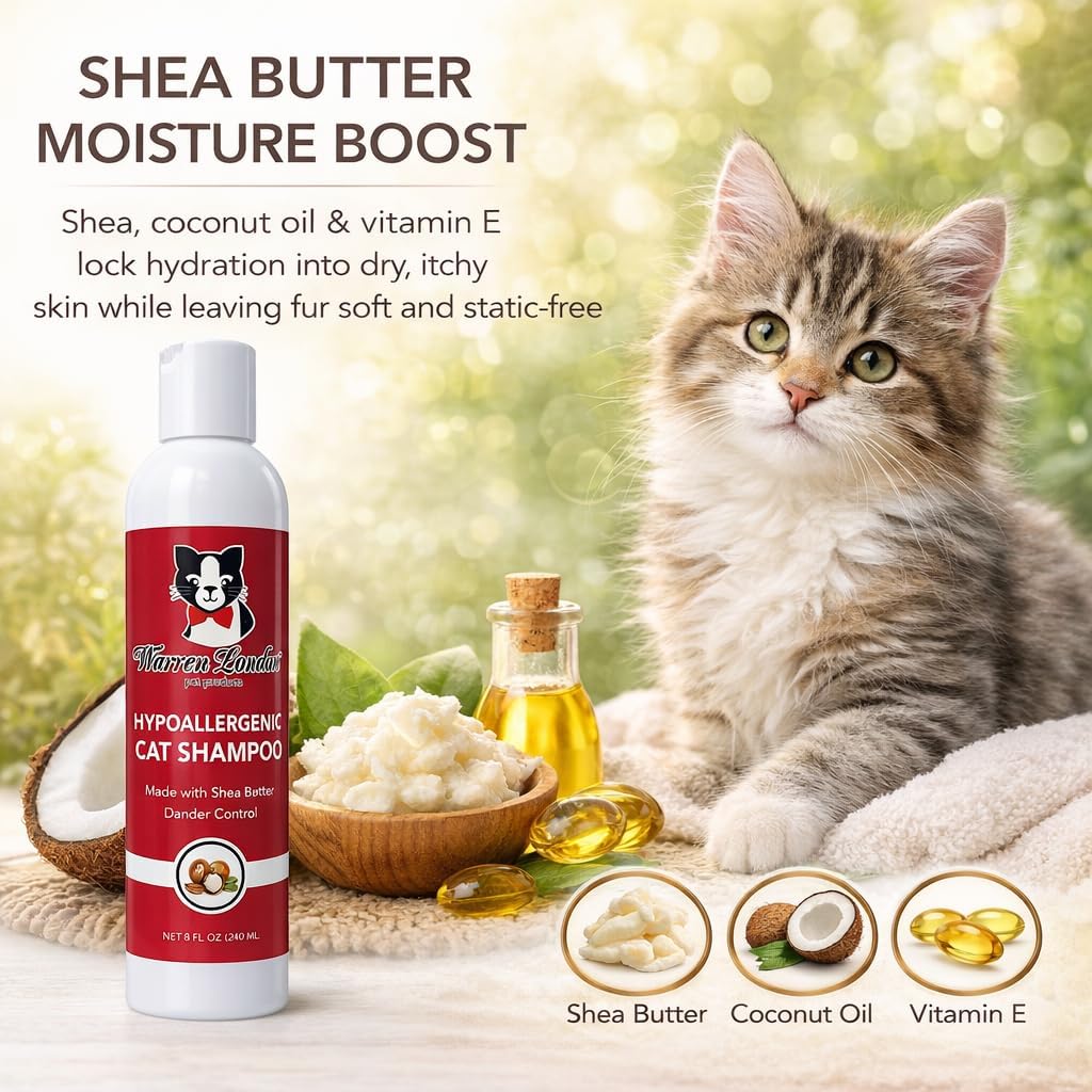 Warren London Hypoallergenic Cat Shampoo + Conditioner