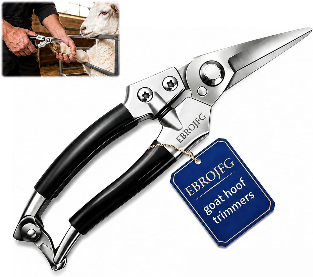 Goat Hoof Trimmers Sheep Shears Kit and Farrier Shears pruning shears