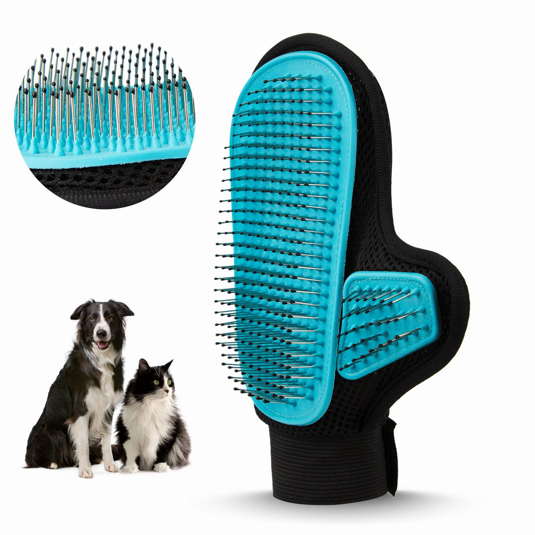Beenefits 2025 Pet Grooming Glove with Tipped Pin Brush,Special