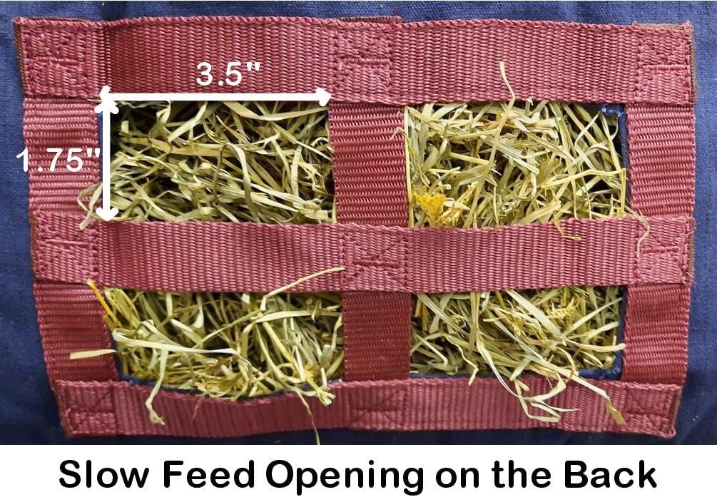Derby Originals Large 24 OZ Canvas Horse Hay Bag 2 Sided Combo Design