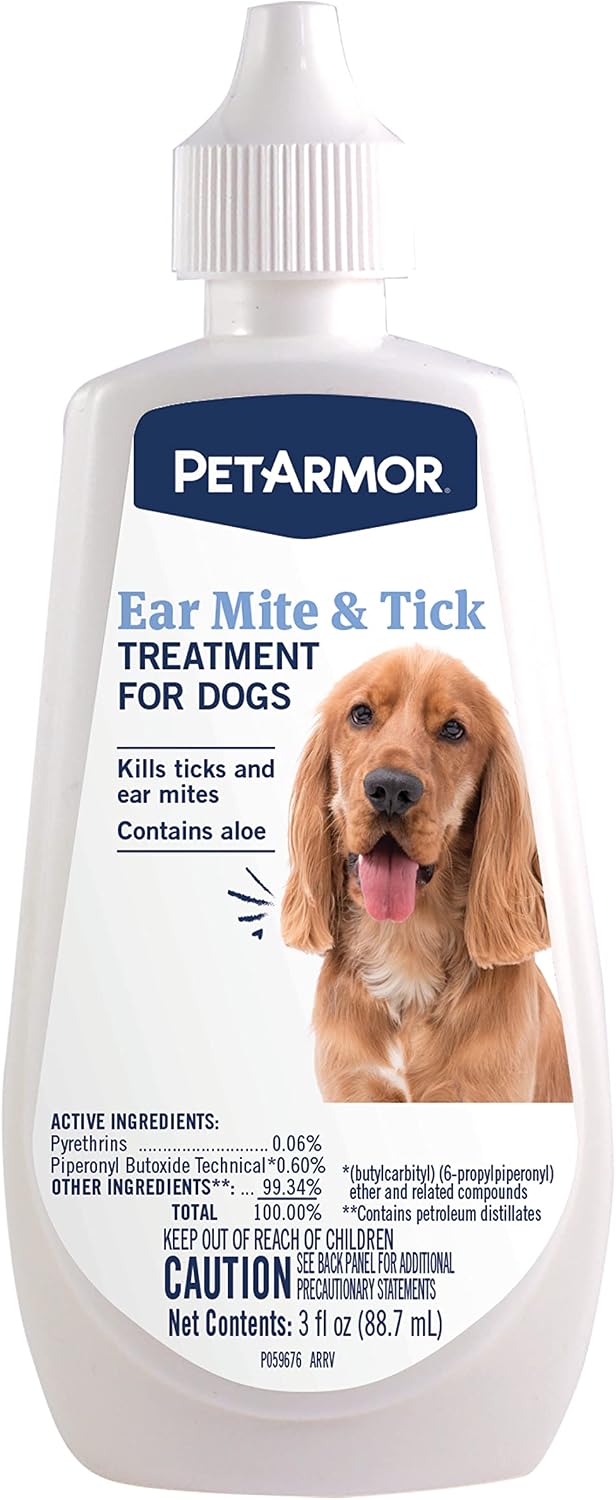 PetArmor Ear Mite Treatment for Cats & Dogs