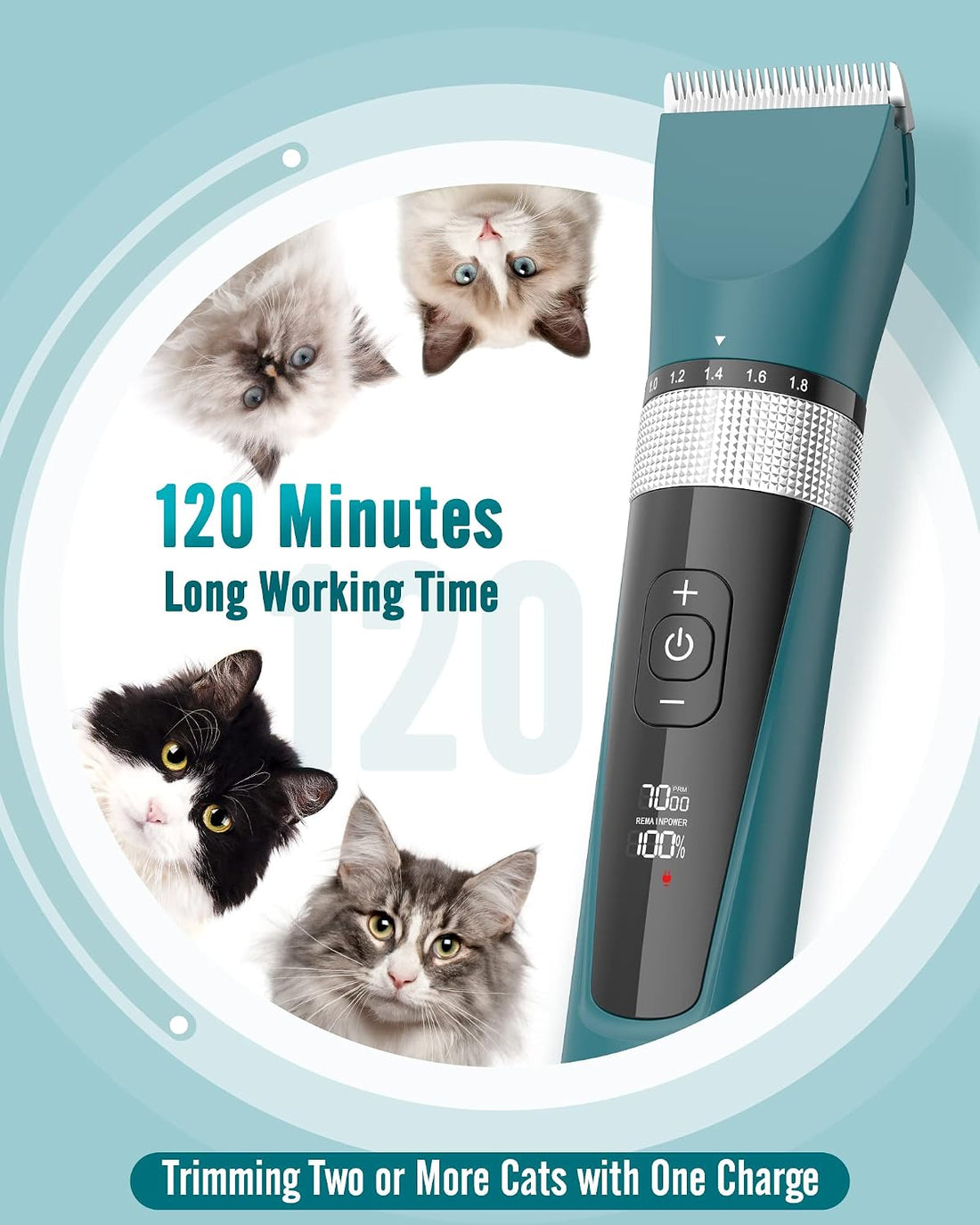 oneisall Cat Clippers with Blade Replacement