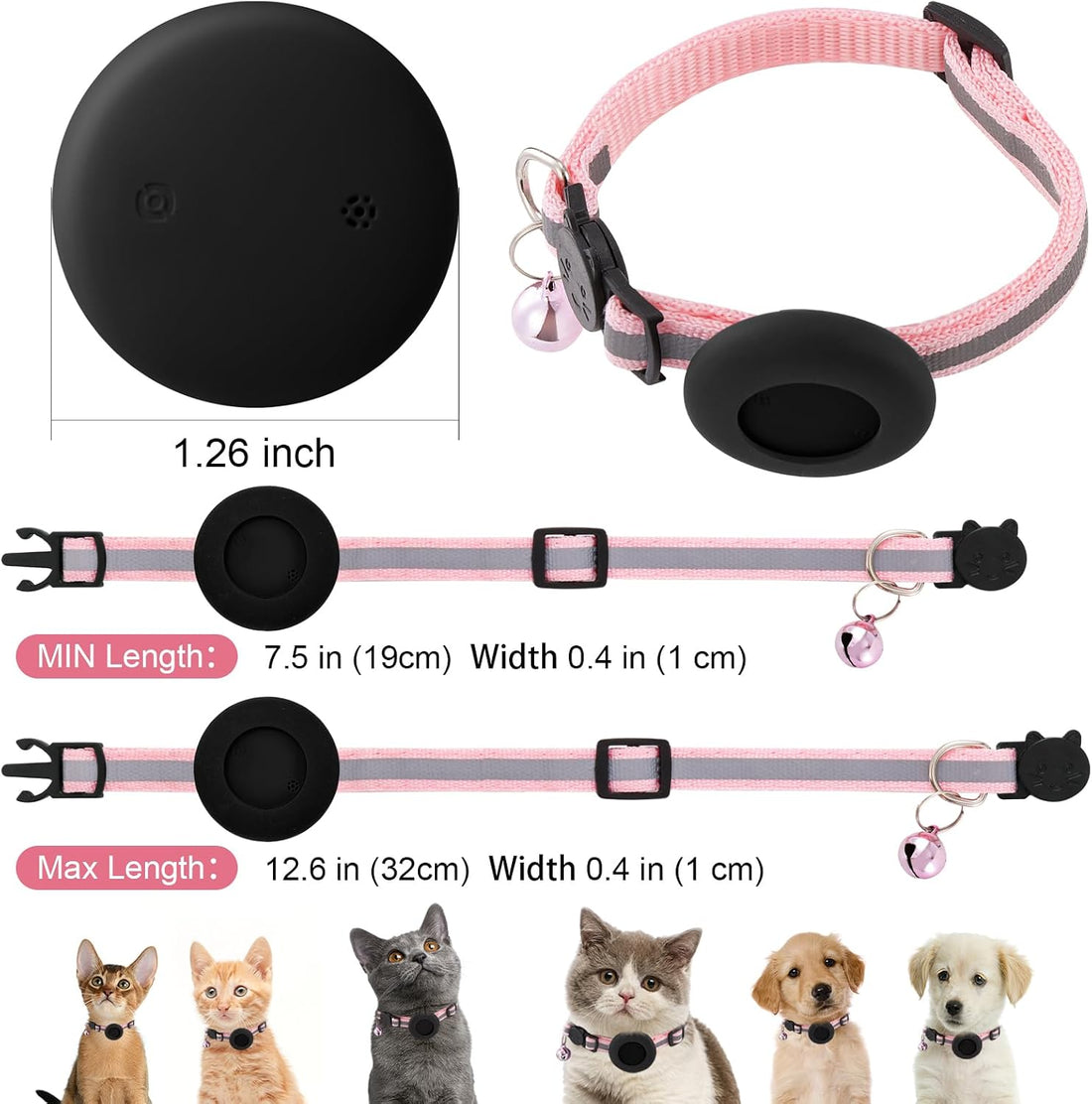Cat Tracker with Collar Breakaway