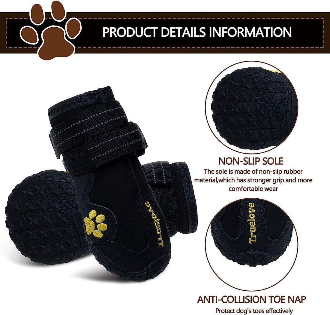 EXPAWLORER Dog Shoes for Large Dogs, Dog Shoes for Hot Pavement