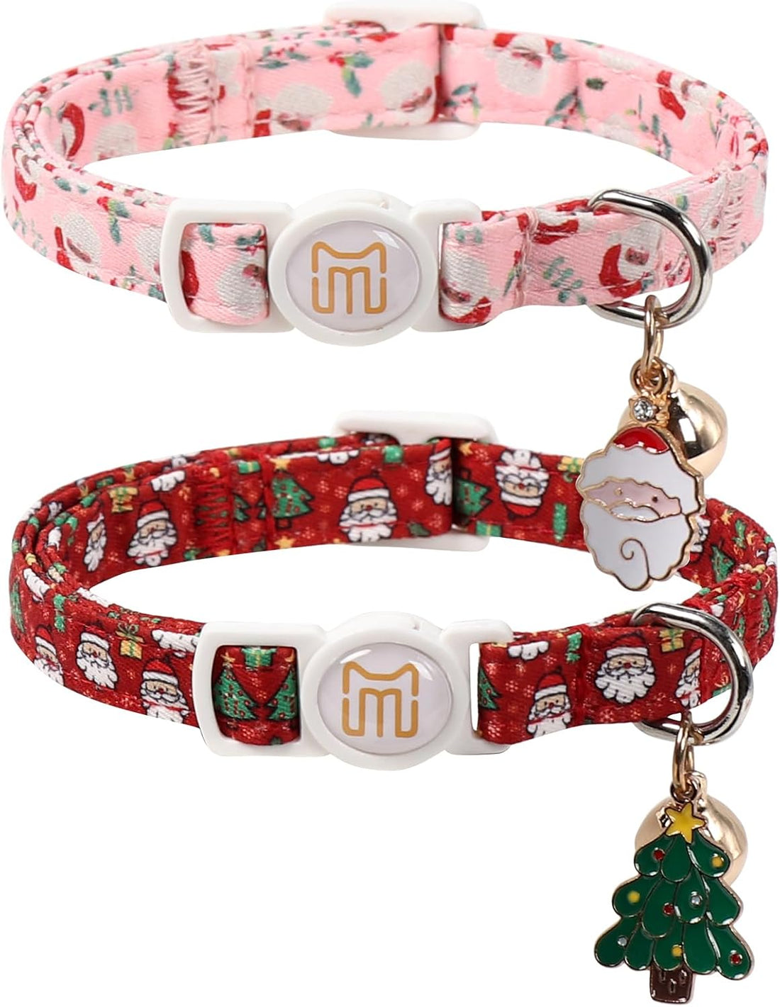 2 Pack Fall Cat Collar with Bell,Breakaway Kitten Collars for Cats