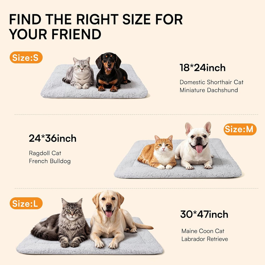 LINENLUX Self Warming Cat Bed Pad