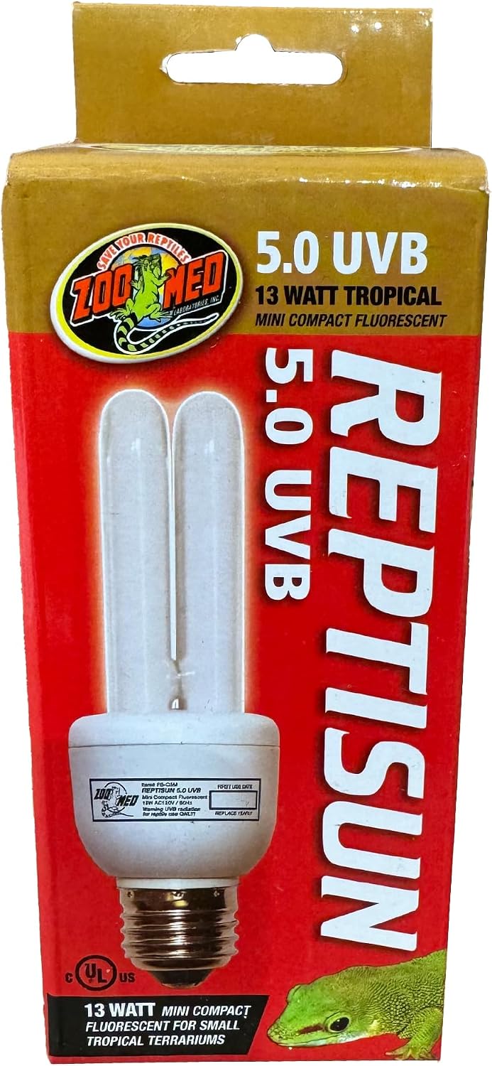 Zoo Med ReptiSun 5.0 Mini Compact Fluorescent Lamp 13 Watts