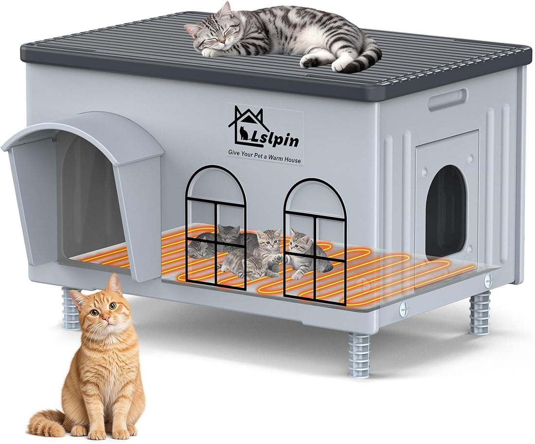 Indestructible Heated Cat House for Outside
