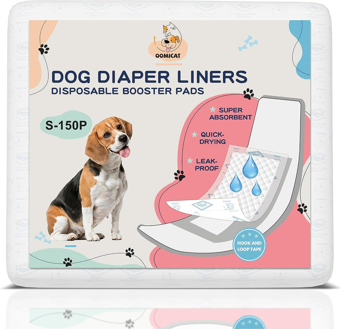 OOMICAT Dog Diapers Liners, 150 Ct