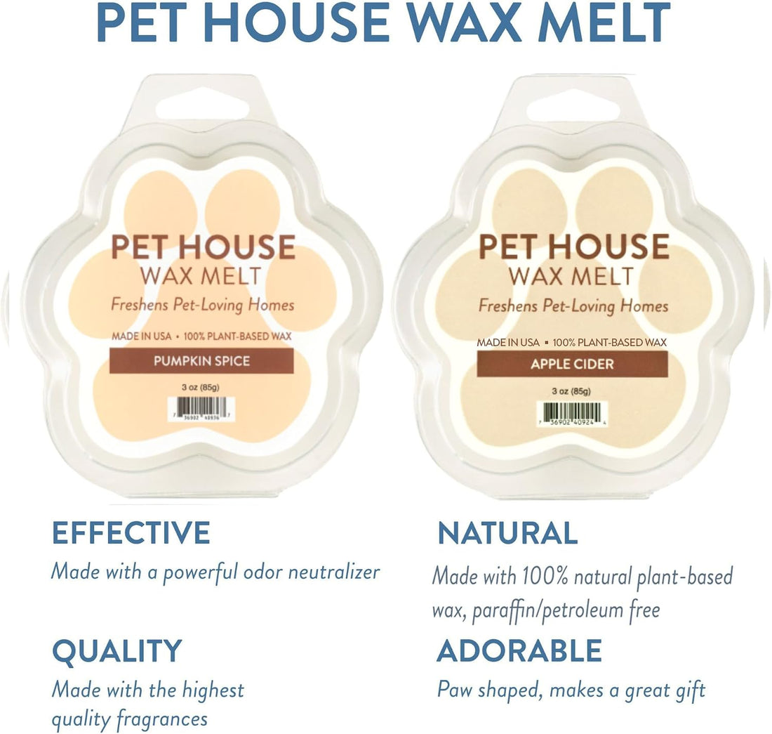 Apple Cider & Pumpkin Spice Wax Melts for Warmer Plant-Based Wax