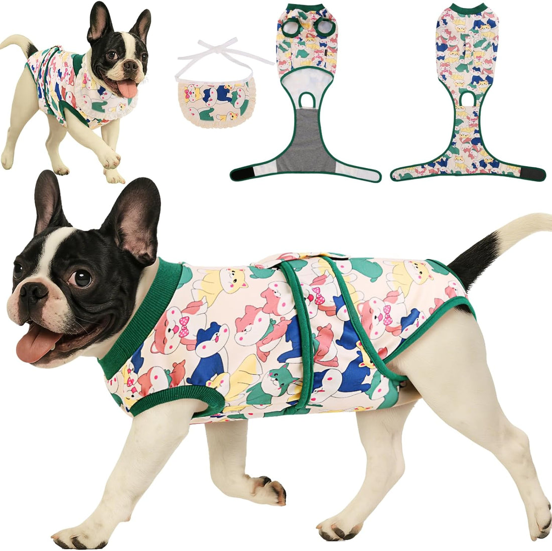 Surgery Recovery Suit for Female Male Dog