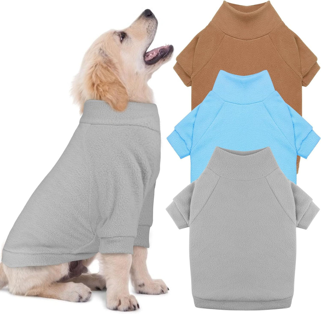 3 Pack Dog Sweaters for Large Dogs
