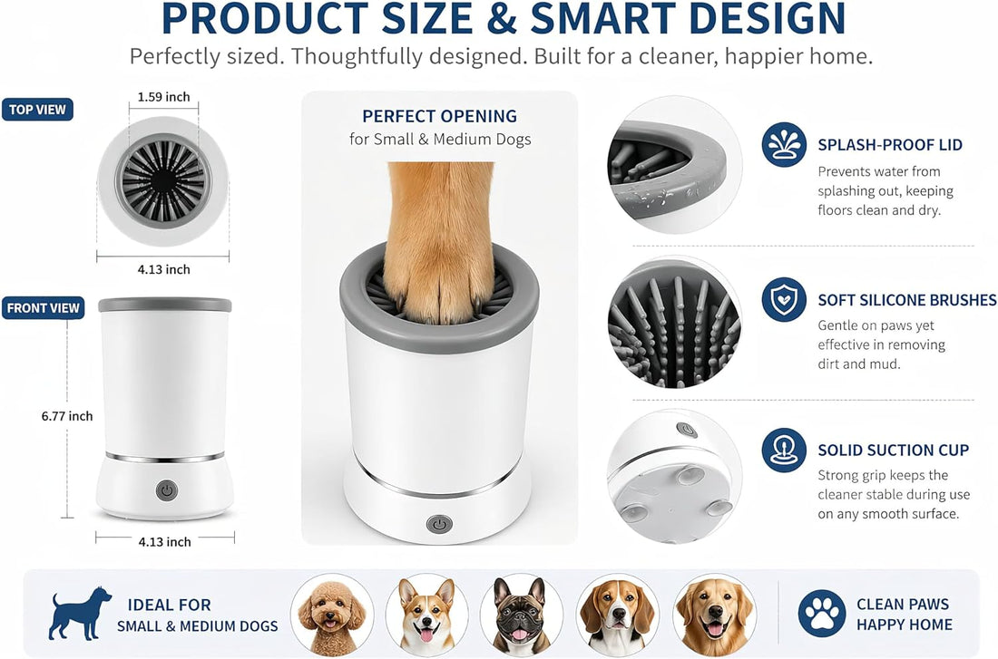 Dog Paw Cleaner 3-in-1 Kit