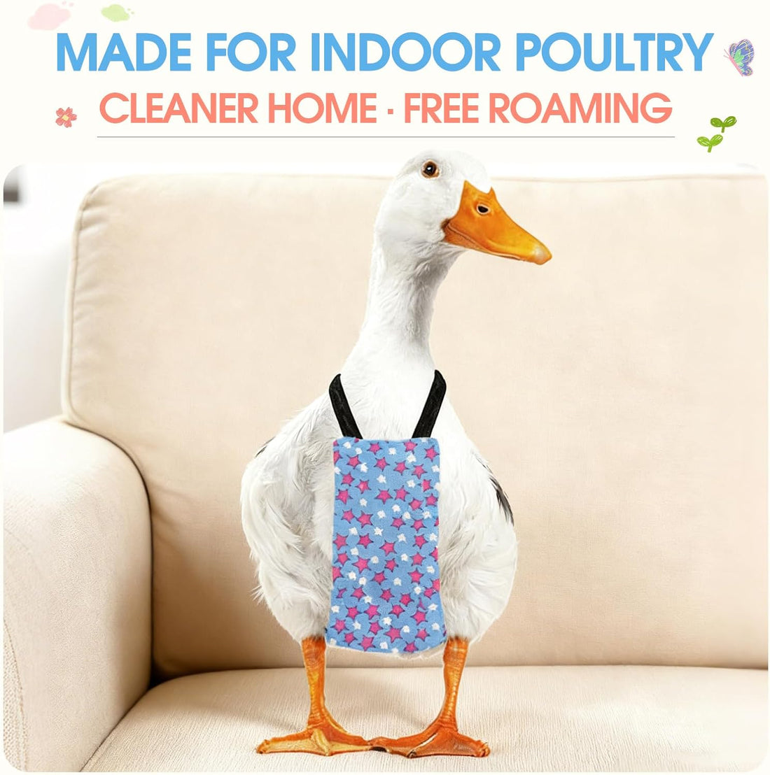 QBLEEV Duck Diapers for Pekin Ducks & Chickens