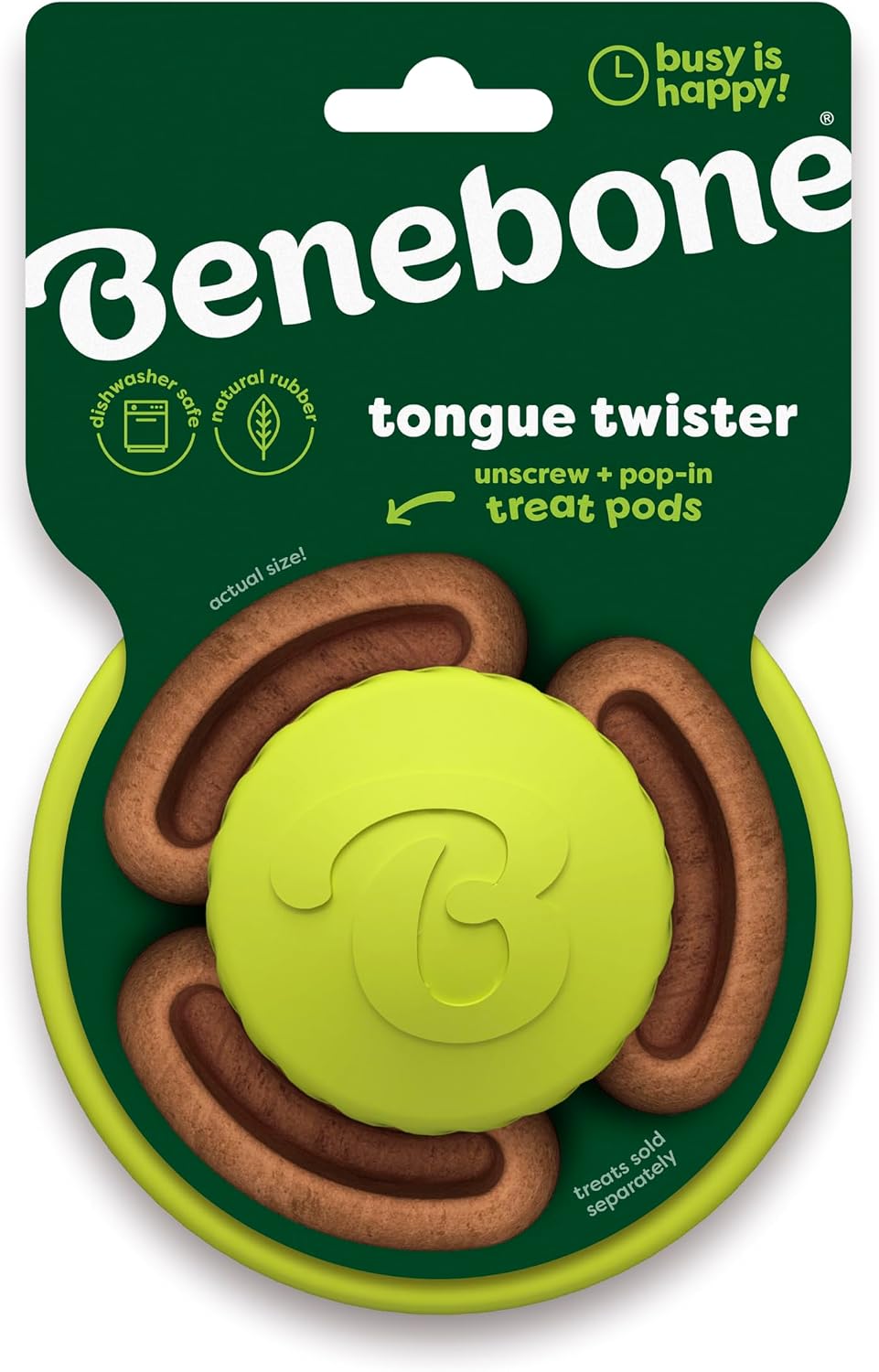 Benebone Treat Pod Refills for Puzzle Toys, Peanut Butter, 9 Count
