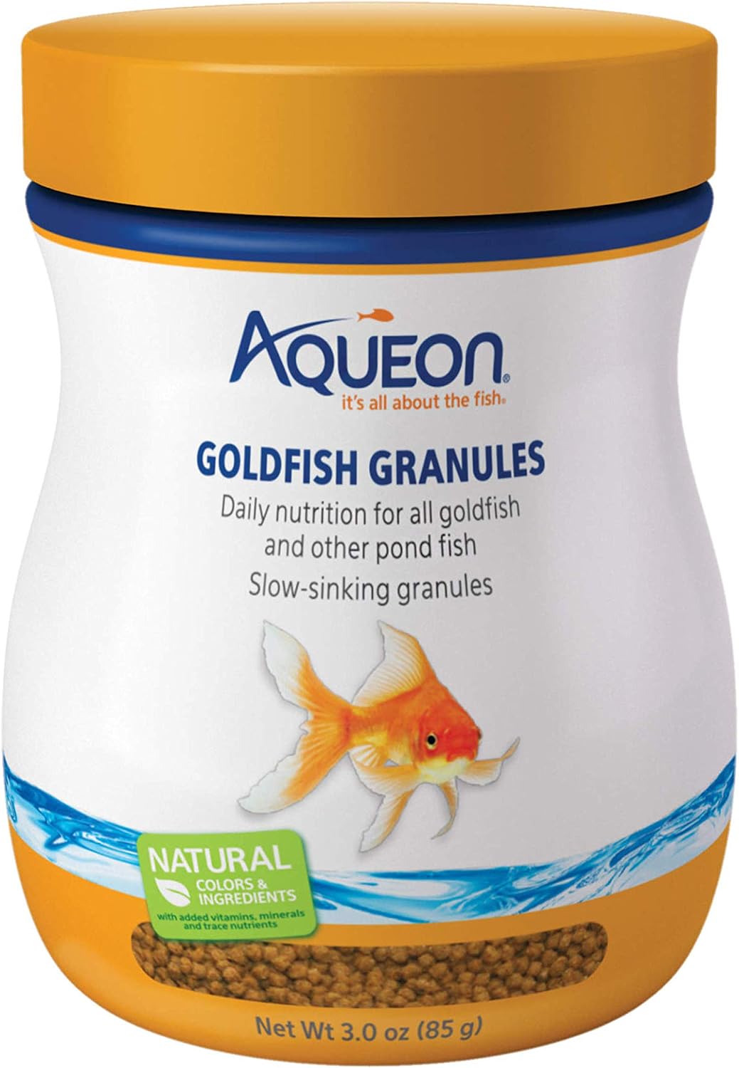 Aqueon Goldfish Granules, Goldfish Food, 5.8 Ounces
