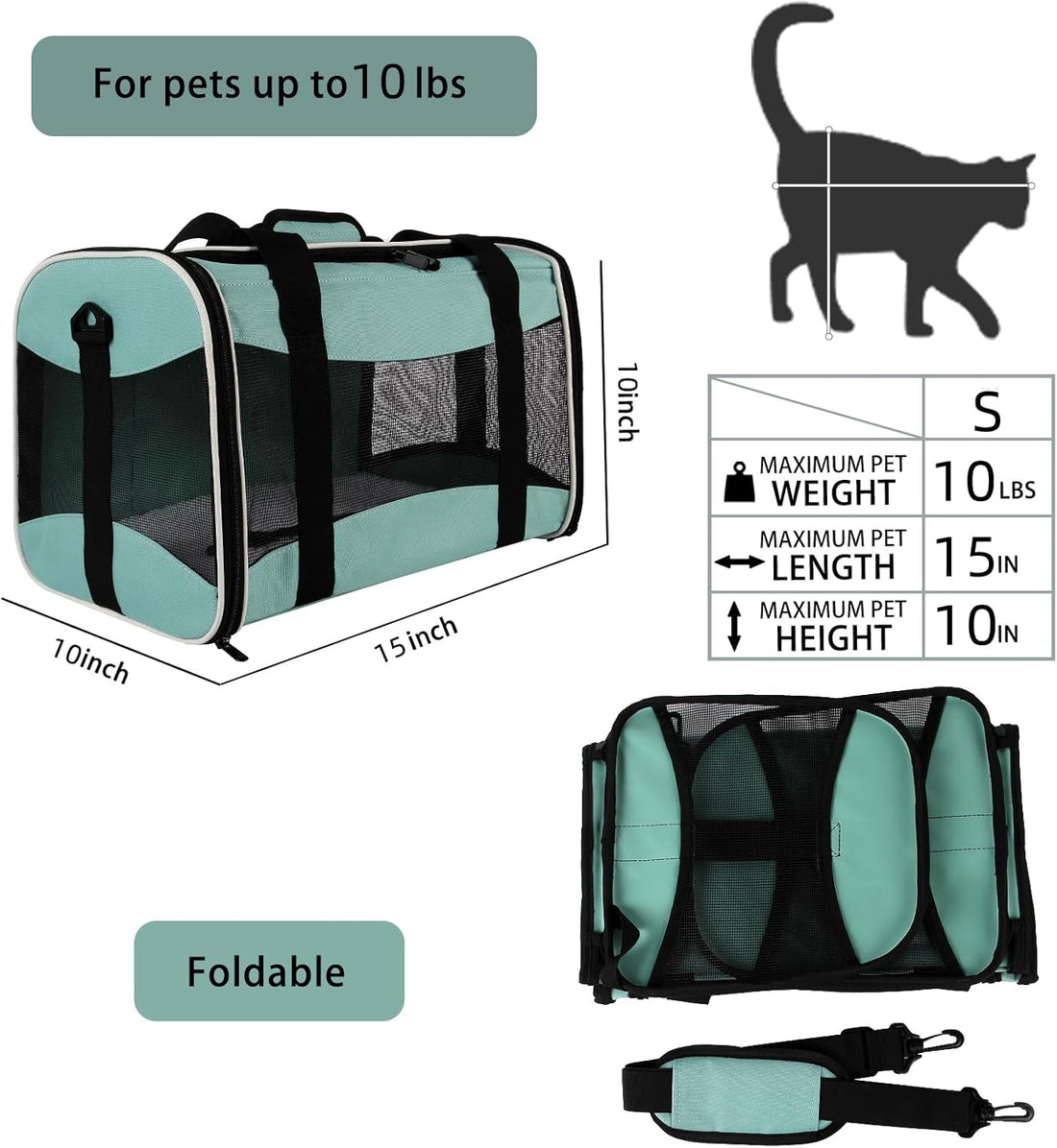 Small Animal Travel, Carrier for Hedgehog Rat Parrot Bird Guinea Pig