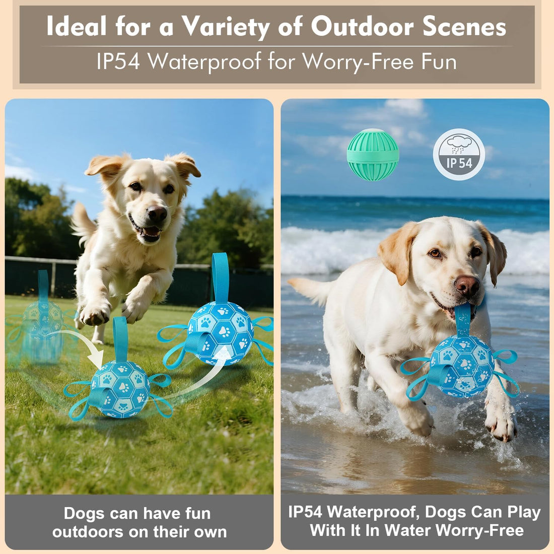 Interactive Dog Toys Dog Soccer Ball to Keep Them Busy