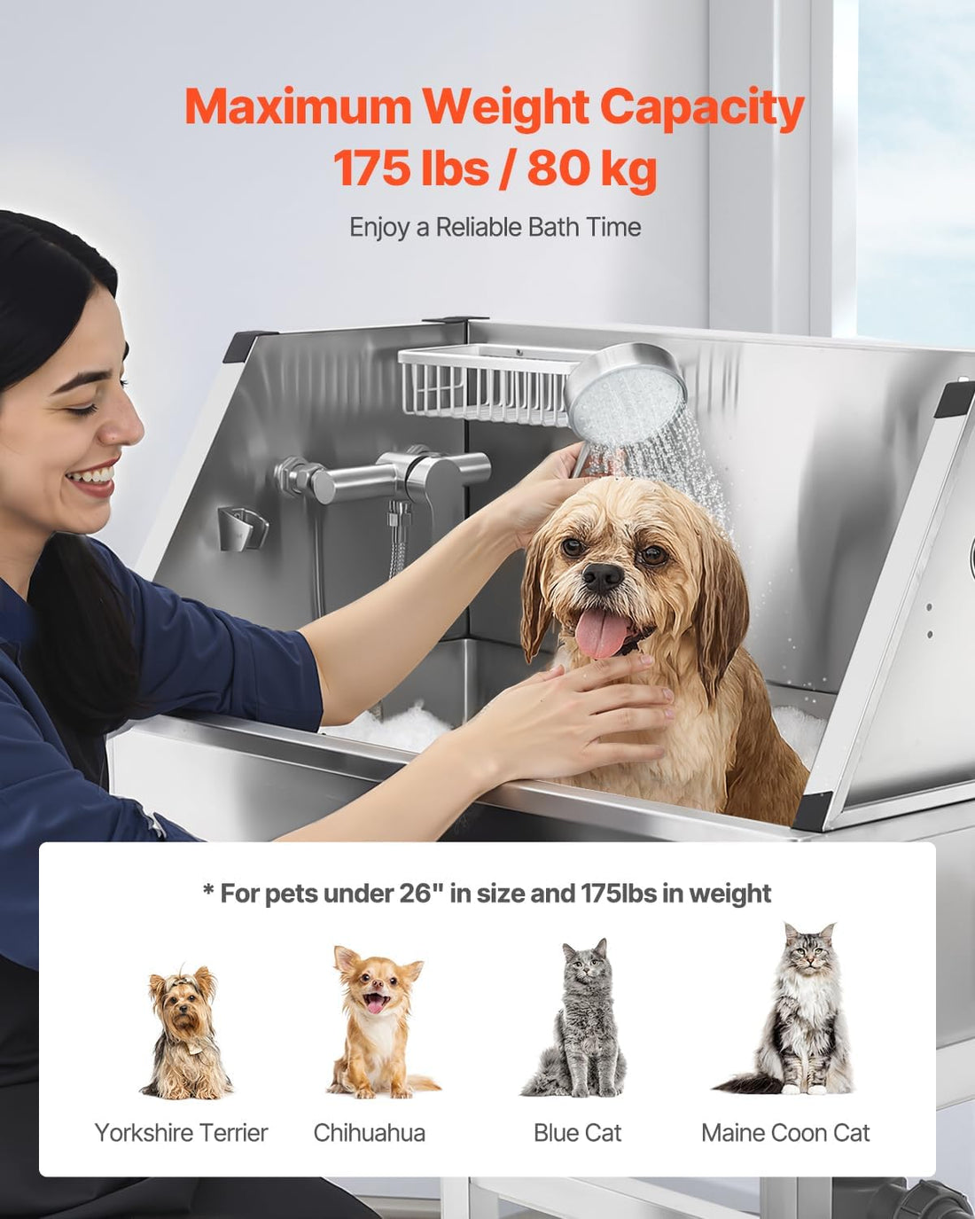 VEVOR Professional Dog Washing Station