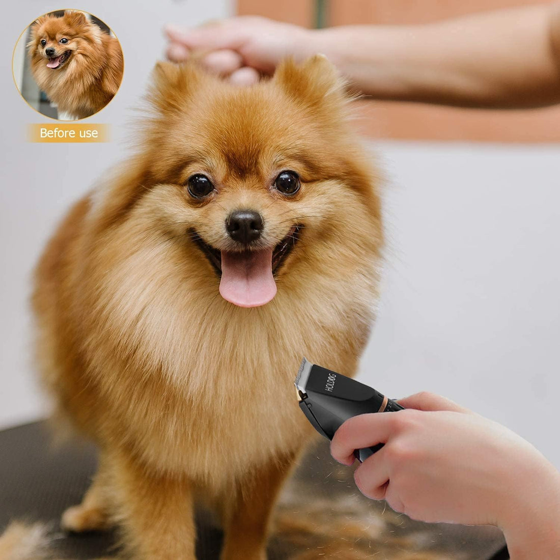 Dog Clippers Professional Heavy Duty Grooming Clipper 3-Speed Low
