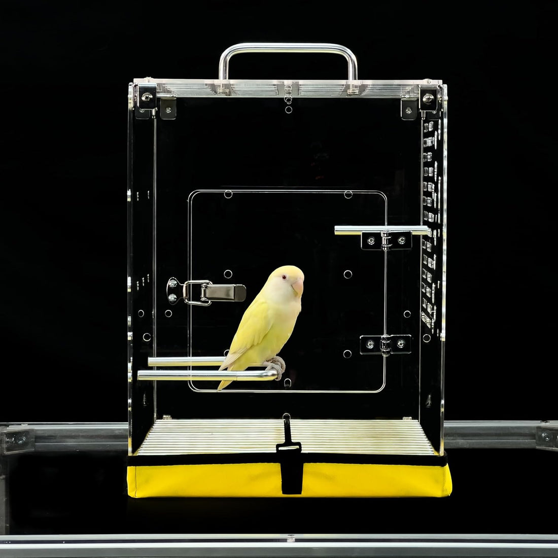 GuineaLoft™ Model-ET223 Crystal Clear Acrylic Bird Cage