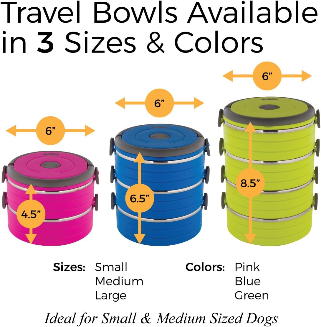 Healthy Human Travel Pet Bento Bowls