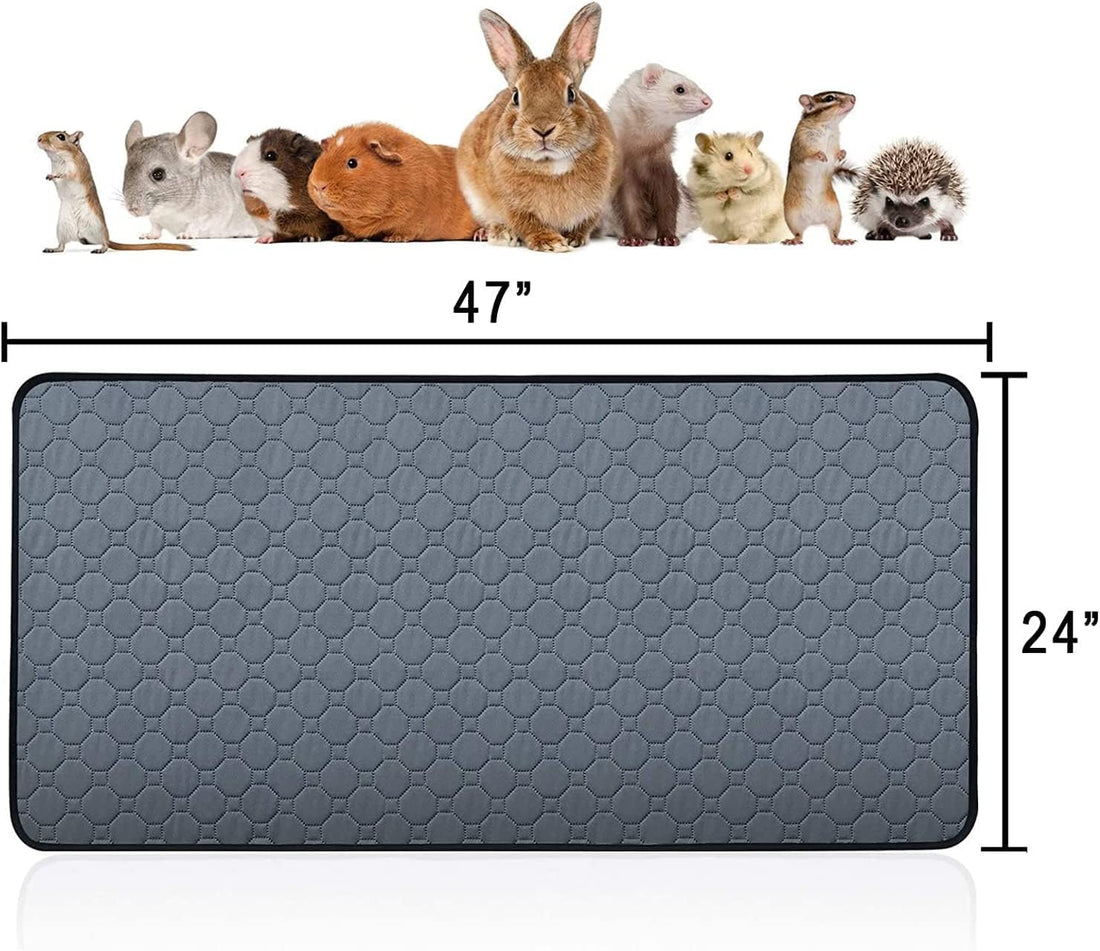 2 pcs Guinea Pig Cage Liners - Washable Guinea Pig Pee Pads