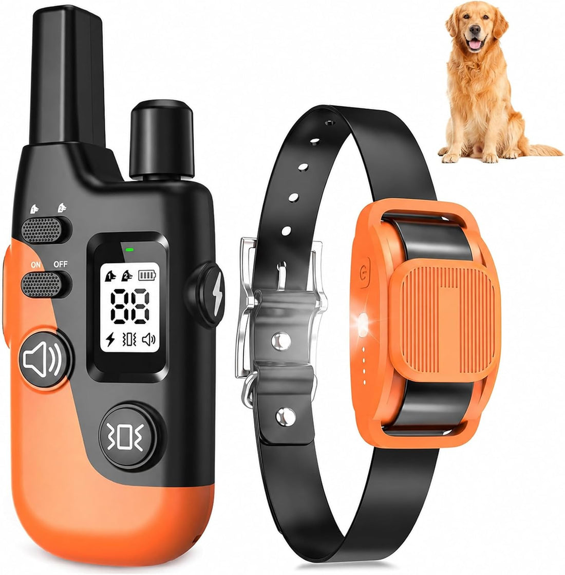 Shock Collar for Dogs- 4200FT LED Light Dog Training Collar