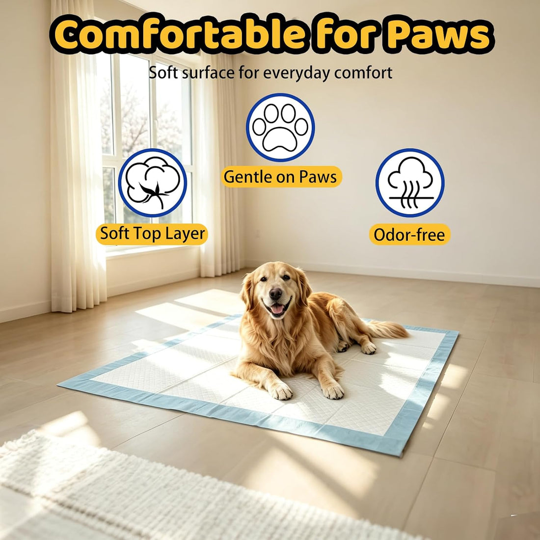 100 Count Dog Pee Pads 34" x 28"